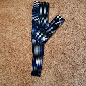 Ivy Park Leggings | Blue and Black Kaleidoscope